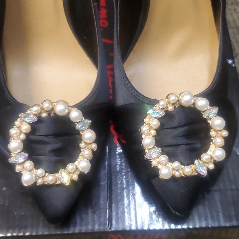 Anne Michelle black Heels - Picture 6 of 7